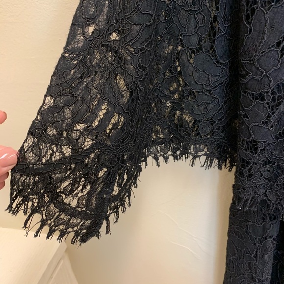 ALEXIS Maji Black One Shoulder Lace Dress NWT - Picture 7 of 10